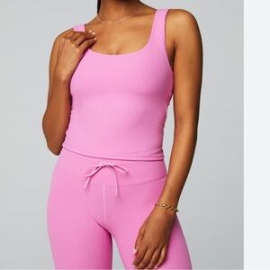 Fabletics oasis ribbed tank and leggings set